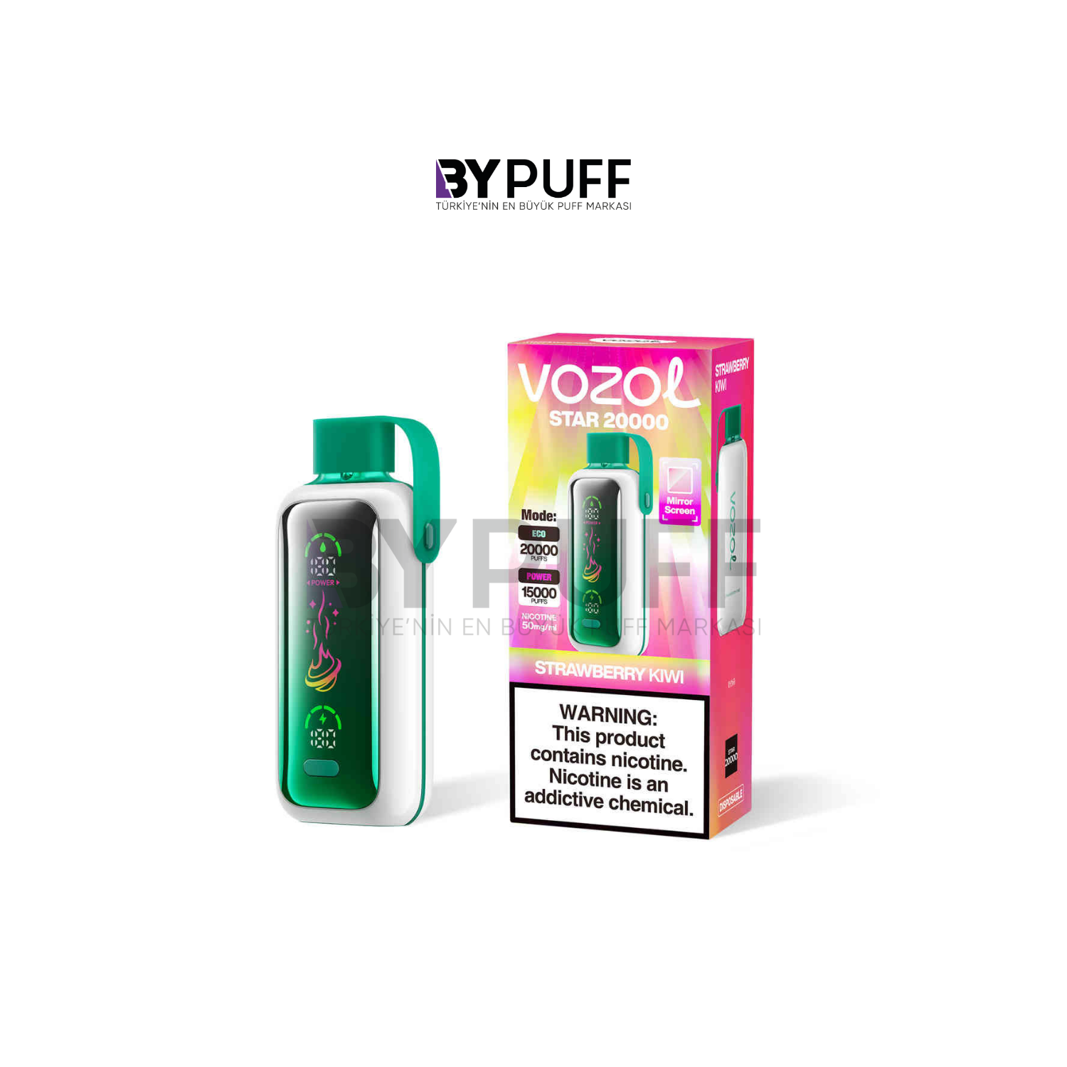 Vozol Star 20000 Strawberry Kiwi