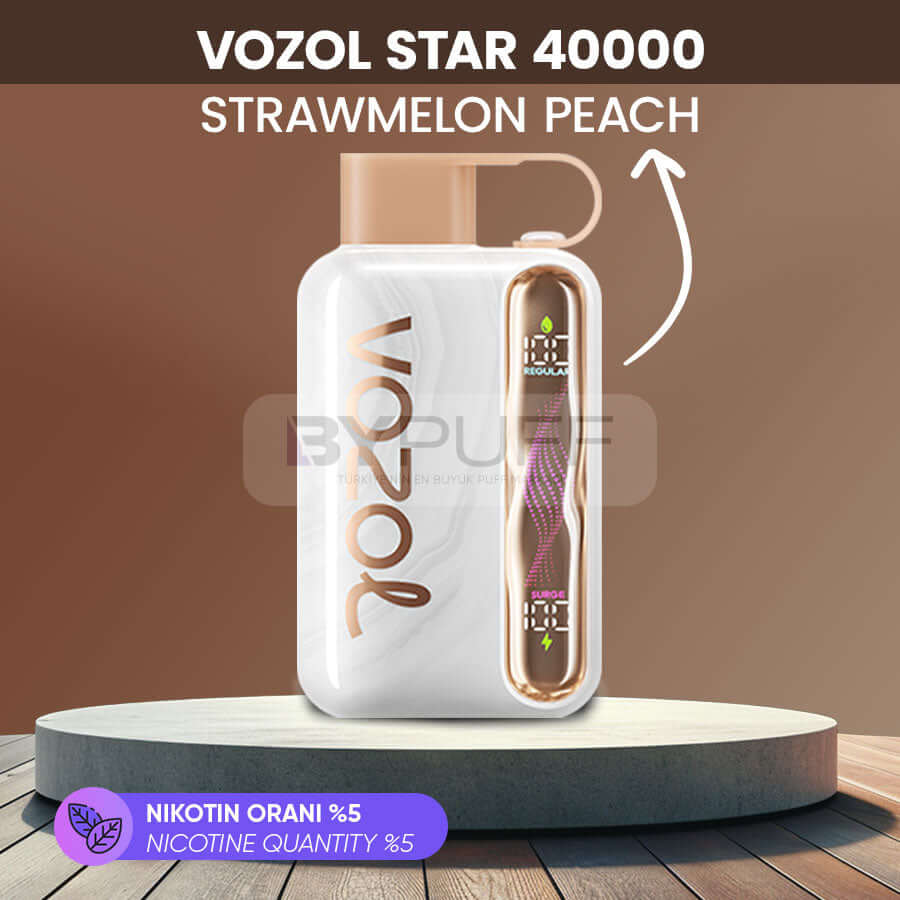 Vozol Star 40000 Strawmelon Peach