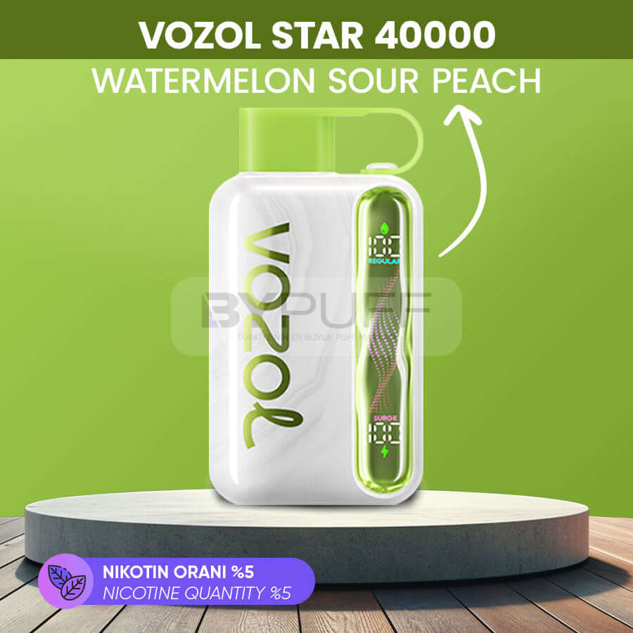 Vozol Star 40000 Watermelon Sour Peach